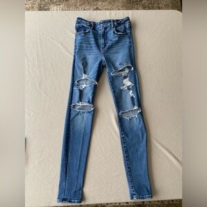 Abercrombie & Fitch women’s Simone high rise super skinny size 26/2R
